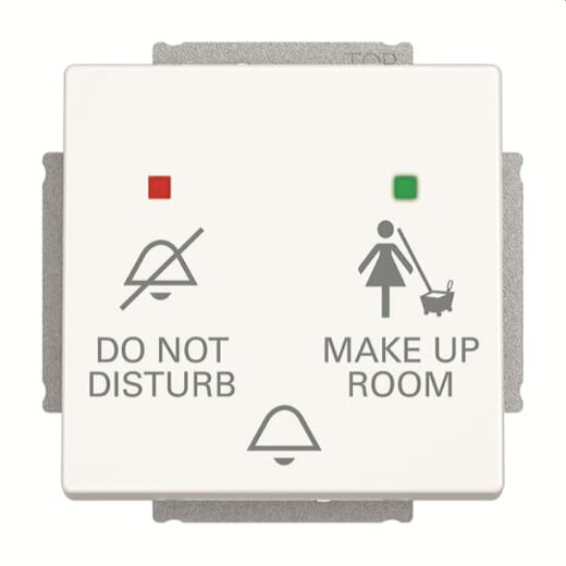 Busch-Jaeger Klingeltaster 2029/12 UC-884 DND/MUR studioweiß matt