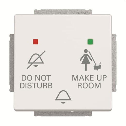 Busch-Jaeger Klingeltaster 2029/12 UC-84 DND/MUR studioweiß