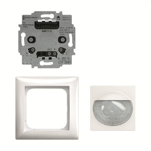 Busch-Jaeger Bewegungsmelder, Wächter 62764 UJ-914-WL 180 flex Set Multi WL