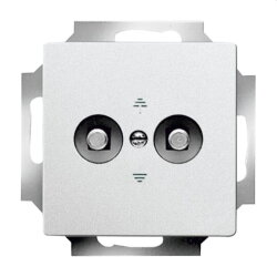 Busch-Jaeger Zentralscheibe 2095 UC-83 aluminiumsilber