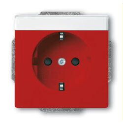 Busch-Jaeger SCHUKO-Steckdoseneinsatz 20 EUCNB-12-82 rot...
