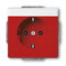 Busch-Jaeger SCHUKO-Steckdoseneinsatz 20 EUCNB-12-82 rot RAL 3020