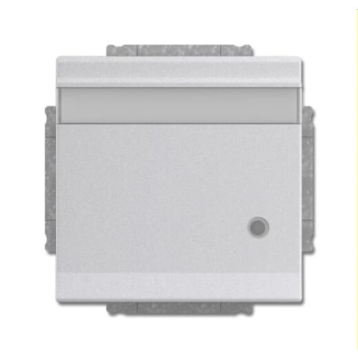 Busch-Jaeger Steckdoseneinsatz 20 EUKNBL-83 aluminiumsilber