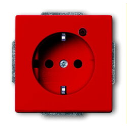 Busch-Jaeger Steckdoseneinsatz 2310 EUGL/VA-12-82 rot RAL...