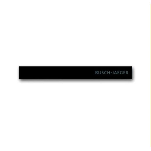 Busch-Jaeger Leiste 6352-825-101 unten Glas schwarz