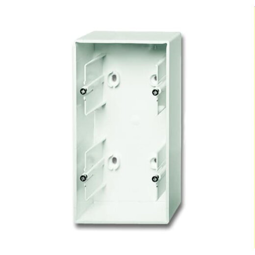 Busch-Jaeger AP-Gehäuse 1702-884 2fach studioweiß matt