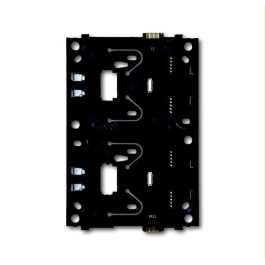 Busch-Jaeger Träger 6346/11-101 2fach schwarz