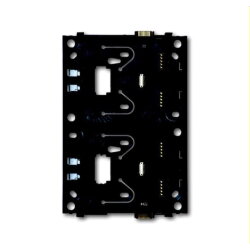 Busch-Jaeger Träger 6346/11-101 2fach schwarz