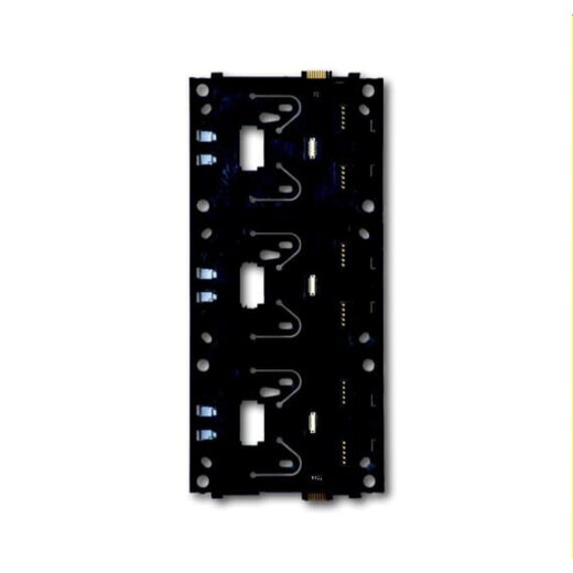 Busch-Jaeger Träger 6346/12-101 3fach schwarz