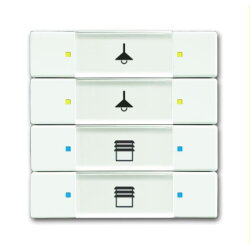 Busch-Jaeger Bedienelement 6127/02-884 4fach...