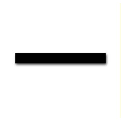 Busch-Jaeger Leiste 6348-825-101 oben Glas schwarz