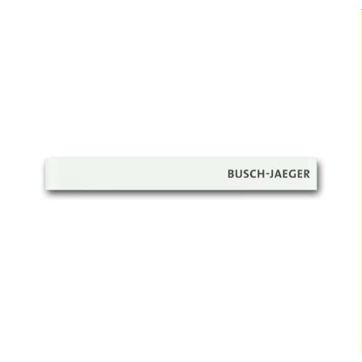 Busch-Jaeger Leiste 6349-811-101 unten weißes Glas
