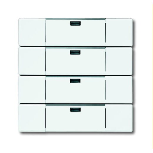 Busch-Jaeger Wandsender 6733-84 WaveLine 4fach studioweiß