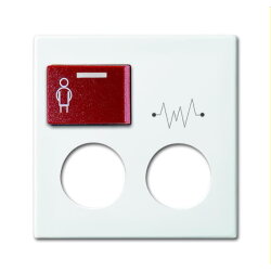 Busch-Jaeger Zentralscheibe 2548-071 D-914 alpinweiß