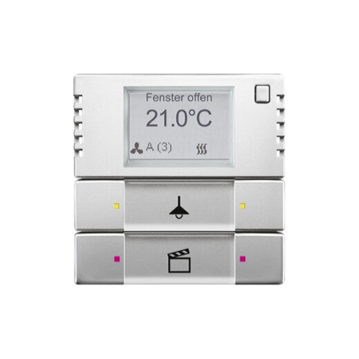 Busch-Jaeger Bedienelement 6128/28-866 2/4fach mit RTR Edelstahl