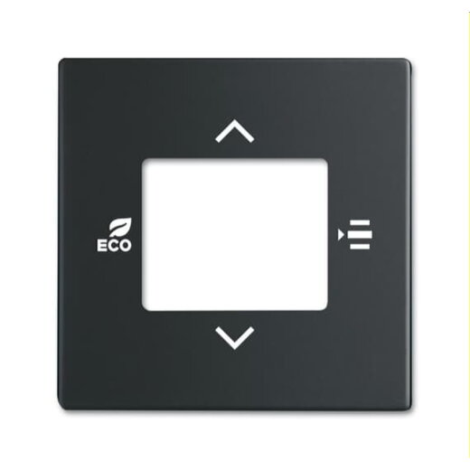 Busch-Jaeger Zentralscheibe 6109/03-885 f.Raumtemperaturregler sw mt