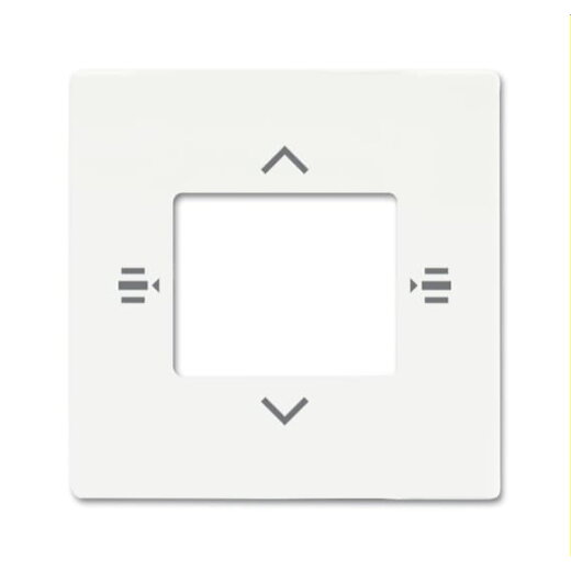 Busch-Jaeger Zentralscheibe 6108/61-884 studioweiß matt
