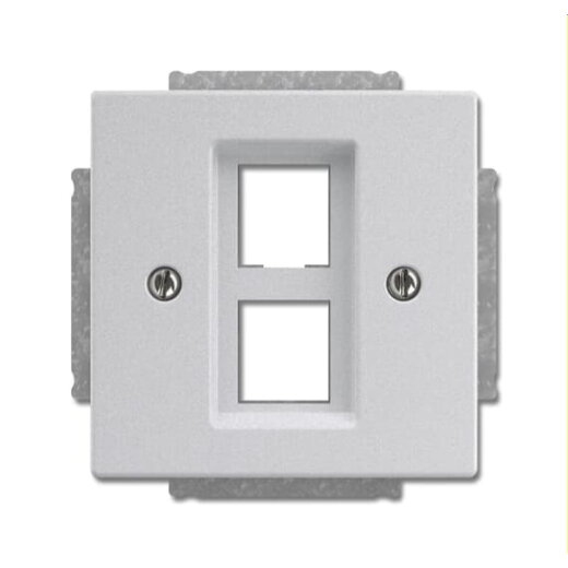 Busch-Jaeger Zentralscheibe 2561-02-83 aluminiumsilber