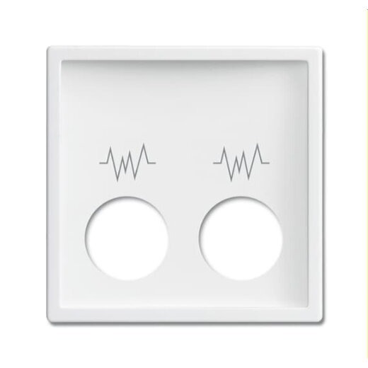 Busch-Jaeger Zentralscheibe 2548-021 G-84 studioweiß