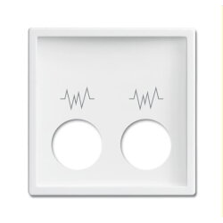 Busch-Jaeger Zentralscheibe 2548-021 G-84 studioweiß