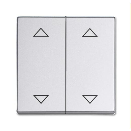 Busch-Jaeger Wippe 1785 JA/02-83 solo aluminiumsilber