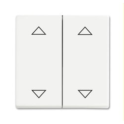 Busch-Jaeger Wippe 1785 JA/02-884 solo studioweiß matt