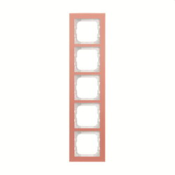 Busch-Jaeger Abdeckrahmen 1725-227 5-fach Glas Koralle
