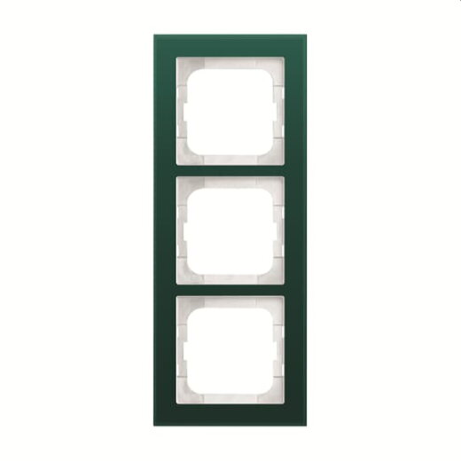 Busch-Jaeger Abdeckrahmen 1723-226 3-fach Glas Avocado