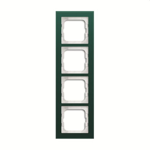 Busch-Jaeger Abdeckrahmen 1724-226 4-fach Glas Avocado