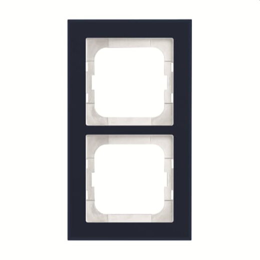 Busch-Jaeger Abdeckrahmen 1722-223 2-fach Glas Purpur