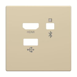 Busch-Jaeger Zentralscheibe 8256-82 Media Connector