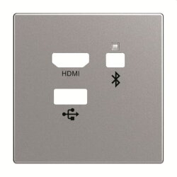 Busch-Jaeger Zentralscheibe 8256-83 Media Connector