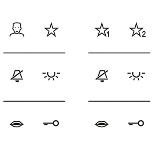Jung Siedle In-Home-Bus Beschriftungsfolie, Serie LS SIAV6LS