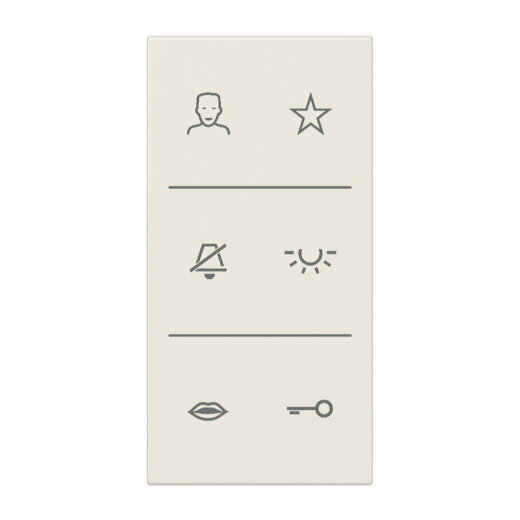 Jung Design-Cover Video, F50, Serie LS, weiß SIV6LSDCW