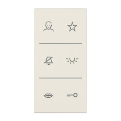 Jung Design-Cover Video, F50, Serie LS, weiß SIV6LSDCW