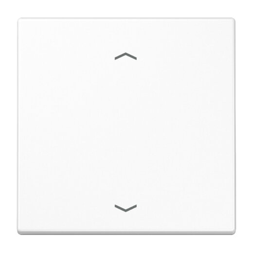 Jung EnOcean Funk-Wandsender 2-kanalig, mit Pfeilsymbolen, Serie LS, alpinweiß ENOLS990PWW