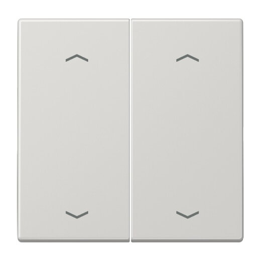 Jung EnOcean Funk-Wandsender 4-kanalig, mit 4 Pfeilsymbolen, Serie LS, lichtgrau ENOLS995MPLG