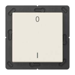 Jung EnOcean Funk-Wandsender 2-kanalig, Symbole 0 I,...