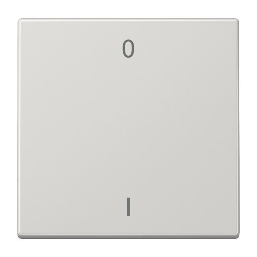 Jung EnOcean Funk-Wandsender 2-kanalig, Symbole 0 I, Serie LS, lichtgrau ENOLS990-01LG