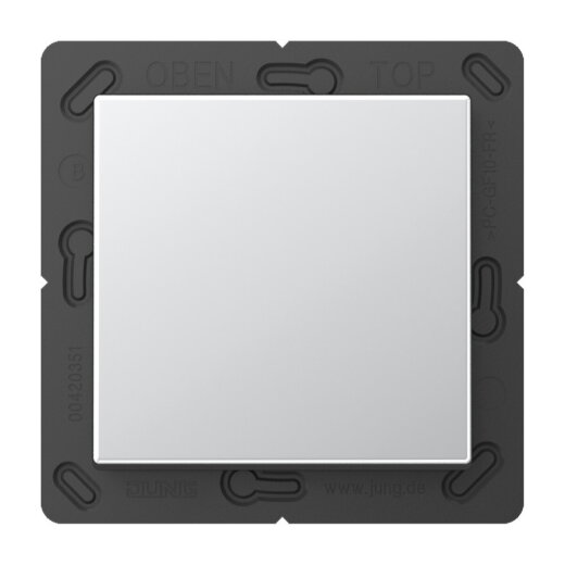 Jung EnOcean Funk-Wandsender 2-kanalig, Serie A, aluminium ENOA590AL