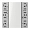 Jung KNX RF Funk-Wandsender-Modul 3fach, F50, Serie LS LS5073RFTSM