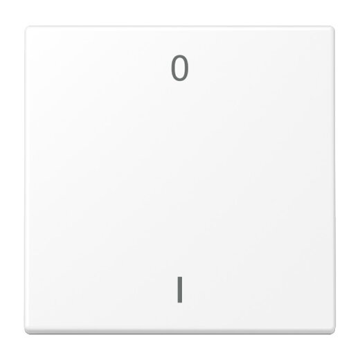 Jung EnOcean Funk-Wandsender 2-kanalig, Symbole 0 I, Serie LS, schneeweiß matt ENOLS990-01WWM