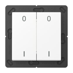 Jung EnOcean Funk-Wandsender 4-kanalig, Symbole 0 I,...