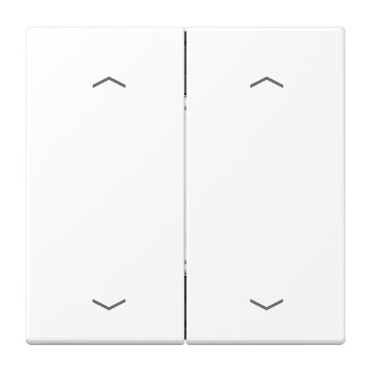 Jung EnOcean Funk-Wandsender 4-kanalig, mit 4 Pfeilsymbolen, Serie LS, schneeweiß matt ENOLS995MPWWM