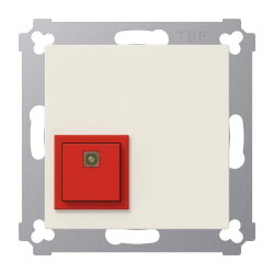 Jung Notrufsystem Ruftaster, Serie AS, weiß...