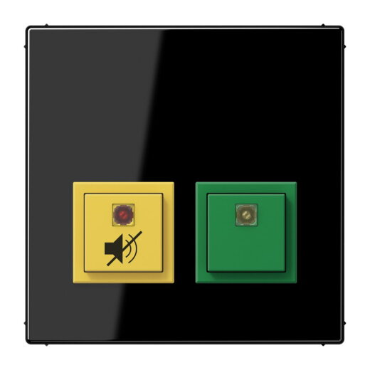 Jung Notrufsystem Dienstzimmereinheit, Serie LS, schwarz NRSLS0834DZESW