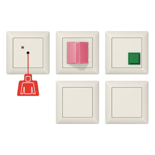 Jung Notrufset mit USV, Serie AS, weiß NRSAS0834-2