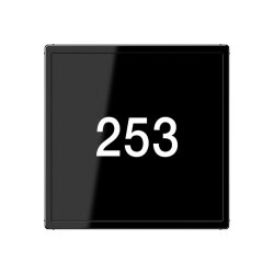 Jung Glasabdeckung 1fach, ohne Symbole, Serie AS/A,...