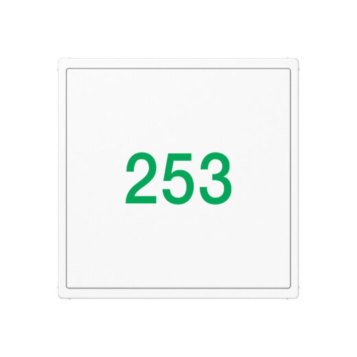 Jung Glasabdeckung 1fach, ohne Symbole, Serie AS/A, alpinweiß ACUKO6TXWW