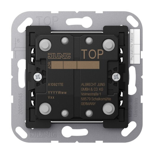 Jung KNX Taster Erweiterung 2fach, Serie AS/A A10921TE
